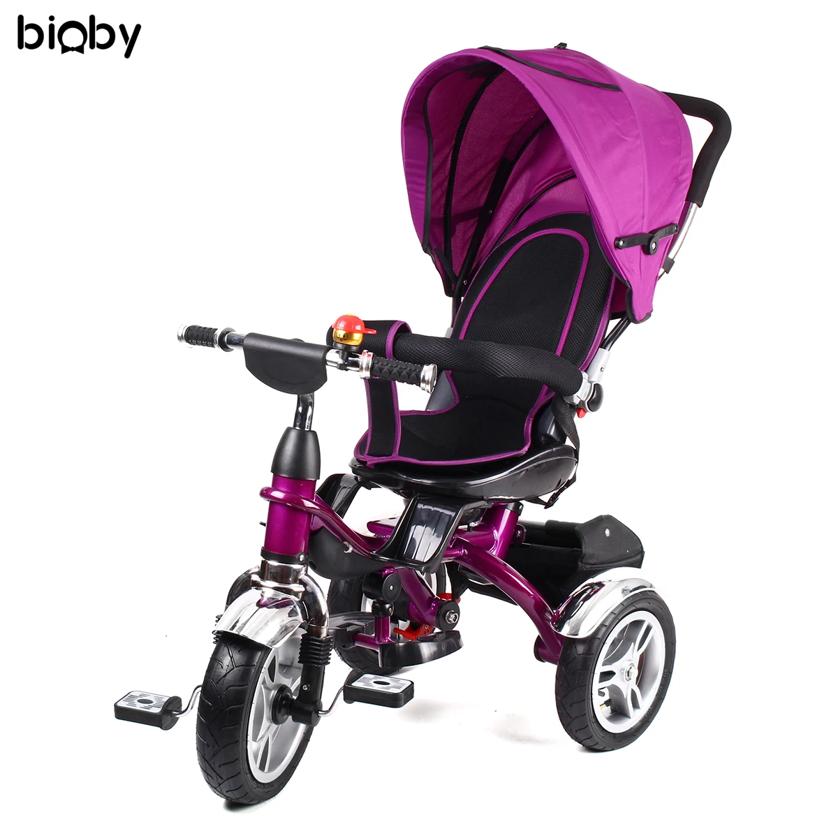 

Baby Kids Reverse Toddler Tricycle Bike Trike Ride-On Toys Stroller Prams 360 Degree Rotating Chair Car Seats Sleeping Safety