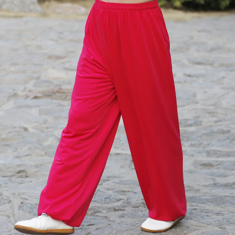 Martial arts Tai Chi Yoga Pants Acrobatics pants Kung Fu Cropped Pants Running Men Women