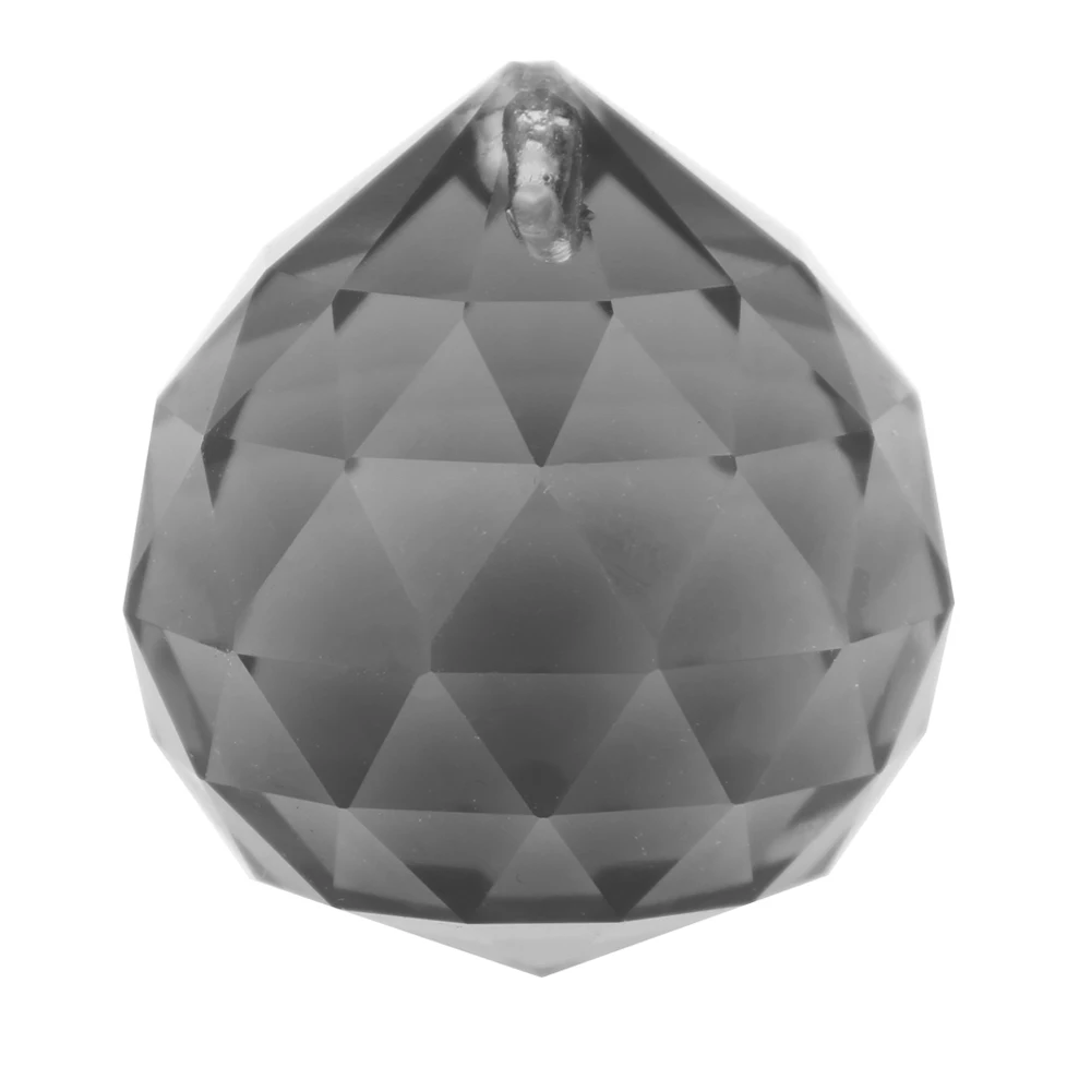 Black Gray 40mm 40 pcs/lot Chandelier Crystal Lighting Accessories Glass Lamp Parts For Home