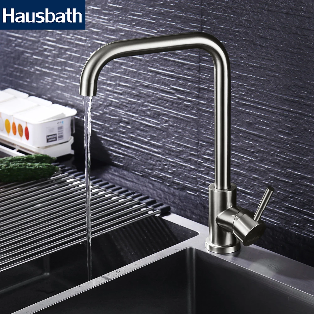 

Kitchen Faucet Mixer Tap Sink Stainless Steel Single Handle Rotate Faucets 360 Degree Hot Cold Water Tap Faucet High Quality