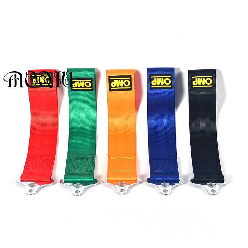 

5 Color Towing Rope Nylon Tow Eye Strap Tow Loop Strap Racing Drift Rally Emergency Tool Without Screws and Nuts
