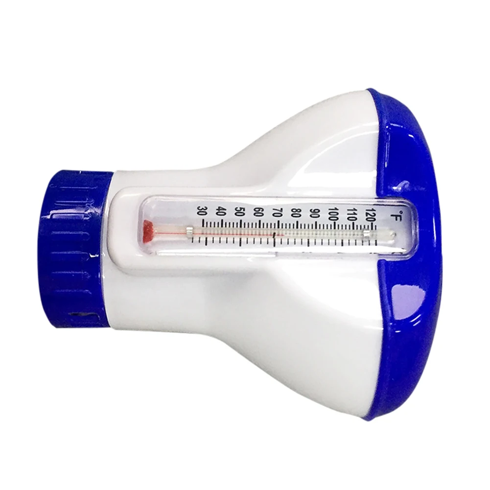 

8 Inch With Thermometer Floating Pills Pill Floating Pool Disinfection Automatic Applicator For Swimming Pools 1pc