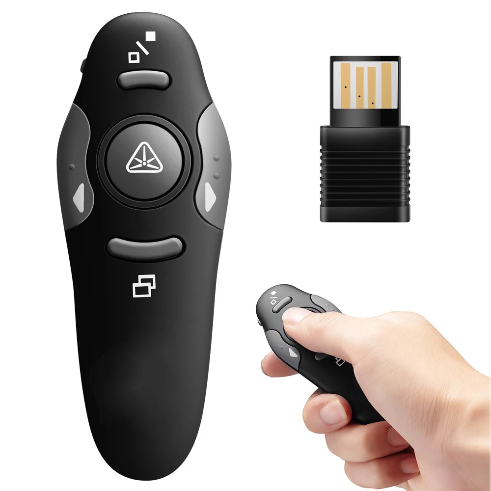 

Wireless Remote Red Laser Pointer Presenter Pointers Pen USB RF Remote Control PPT Powerpoint Presentation