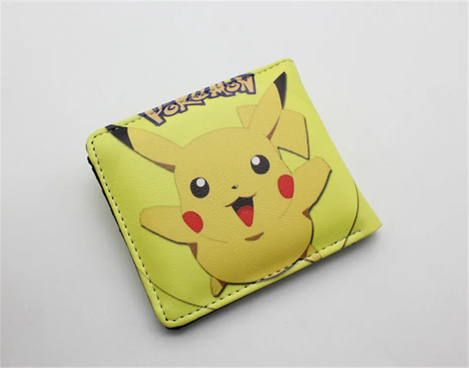 Мультяшный Покемон кошелек Kawaii Pokemon pikachu портмоне для женщин кредитница кошельки и кошельки