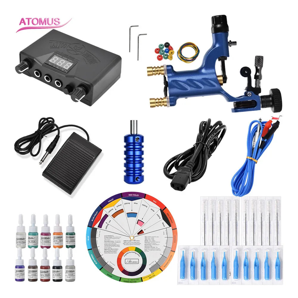 

Rotary Tattoo Machine Tattoo Professional Kit Tatoo Machine Maquillaje Permanente Principiante Maquina De Tatuar Maquinas Kits