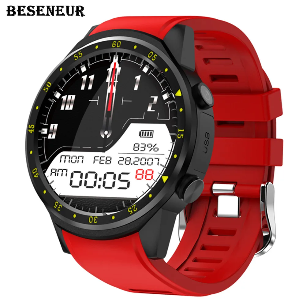 Спортивные Смарт часы Beseneur F1 с gps камерой поддержкой секундомера Bluetooth sim картой