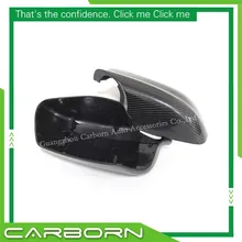 For BMW 5 Series F10 2010 2011 2012 2013 Replacement Style Gloss Black Carbon Fiber Body Side Rear View Mirror Cover For BMW 5 Series F10 2010 2011 2012 2013 Replacement Style Gloss Black Carbon Fiber Body Side Rear View Mirror Cover