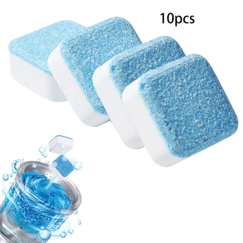

10pcs Useful Washing Machine Cleaner Descaler Deep Cleaning Remover Deodorant Durable Multifunctional Laundry Supplies