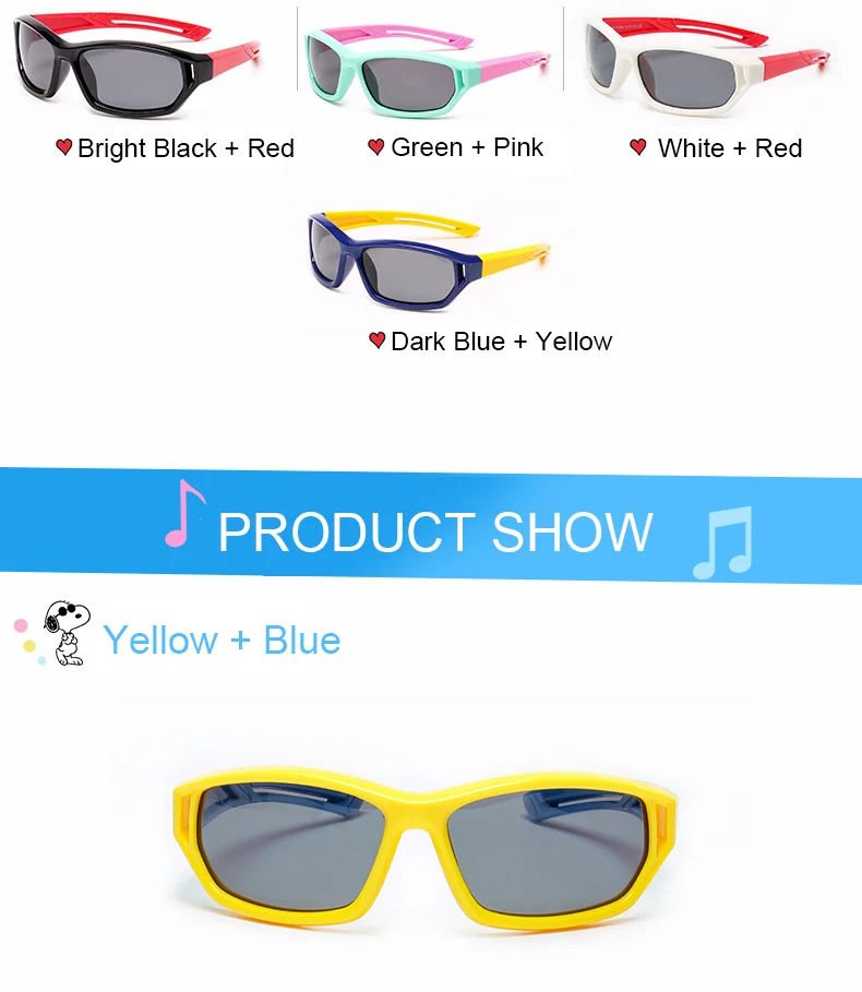 WarBLade/Детские поляризованные солнцезащитные очки для мальчиков и девочек; спортивные очки для младенцев; TR90 Polaroid; солнцезащитные очки; детские солнцезащитные очки