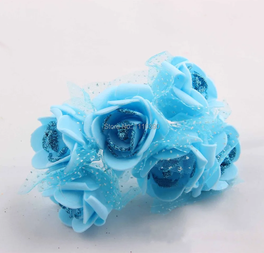 Wholesale 5CM Wedding Flowers Bridal Bouquet Artificial Foam Rose