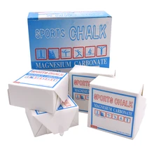 8 pcs lot Weight Lifting Gym Sports Gymnastic Chalk magnesium Sports Climbing magnesium block barbell White