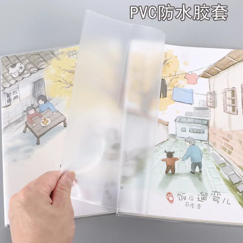 

B5 notebook stationery small fresh college students thickening Korean creative simple notes diary plastic cover