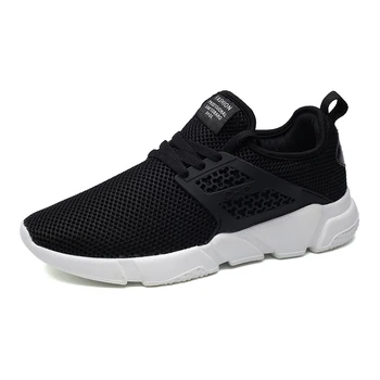 

Summer Men Shoes Flat Shoes Casual Soft Breathable Mesh Zapatillas Spring Lace-up Nice Comfortable Men Shoes