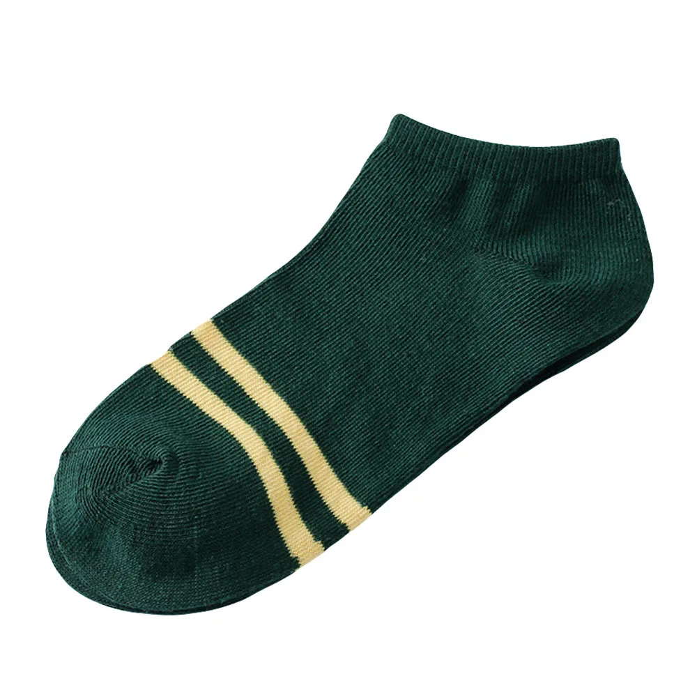 Женские креативные хлопковые носки в стиле хип-хоп, в полоску, для скейтборда, удобные носки - Цвет: Green