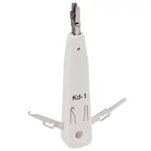 Besegad сети Ethernet Патч Панель Лицевая панель Монтажным инструментом Сетевой провод Cat5 телефон Влияние Терминал приспособление для вставки