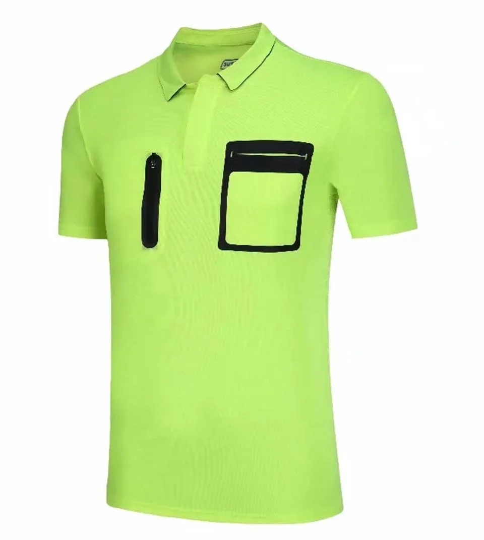 Профессиональные футбольные майки Мужская футбольная рубашка взрослых судья форма camisa de futebol майки для рефери рубашки maillot de foot