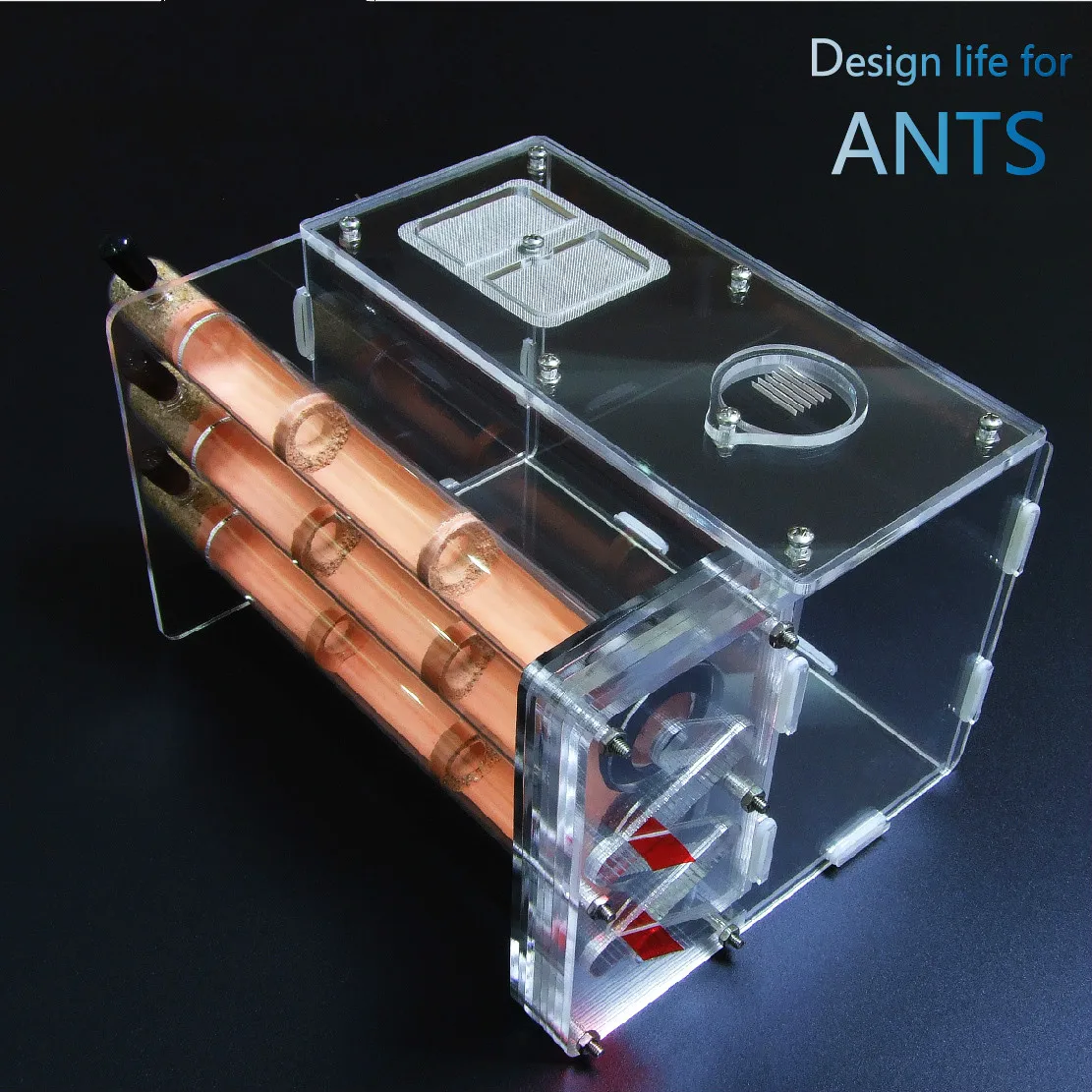 1 шт. животное муравей/три 20*200 мм Диаметр бамбуковые узлы/дом муравьев/профессиональное акриловое гнездо муравьиная ферма