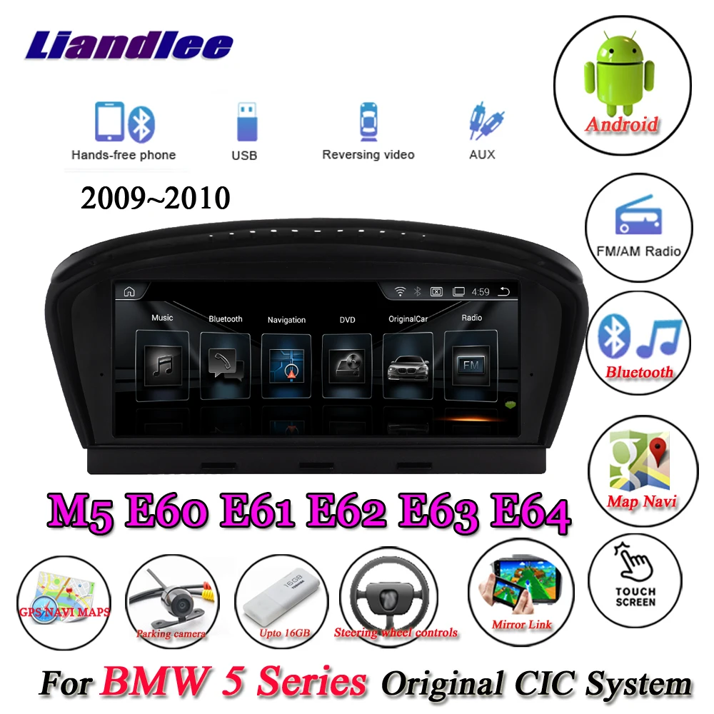 Best Liandlee For BMW 5 Series E60 E61 E62 E63 2009~2010 Android Original CIC System Radio Idrive Wifi GPS Navi Navigation Multimedia 2 Best Liandlee For BMW 5 Series E60 E61 E62 E63 2009~2010 Android Original CIC System Radio Idrive Wifi GPS Navi Navigation Multimedia 2