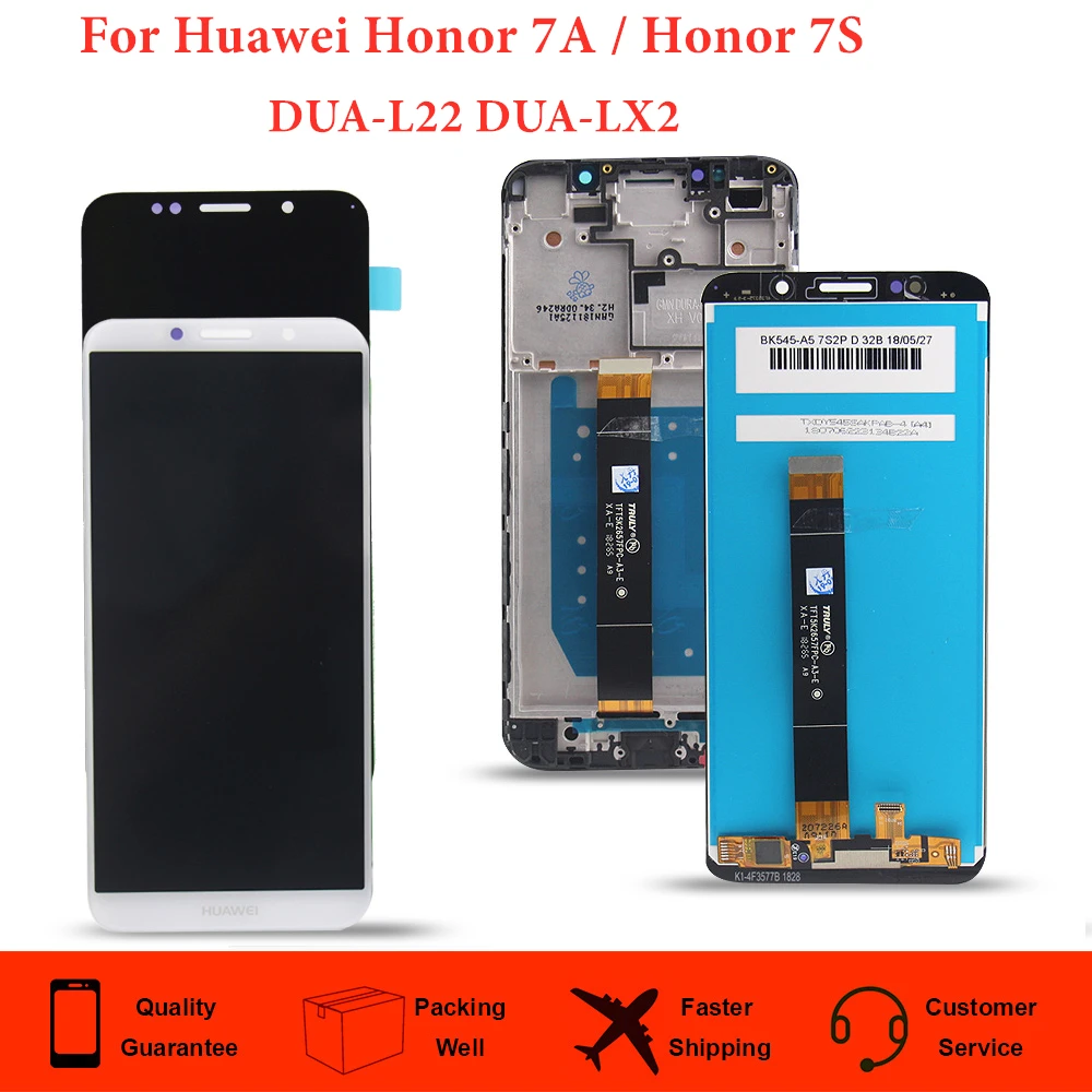 5 45 дюймов для Huawei Honor 7 S/Honor 7A ЖК дисплей кодирующий преобразователь сенсорного