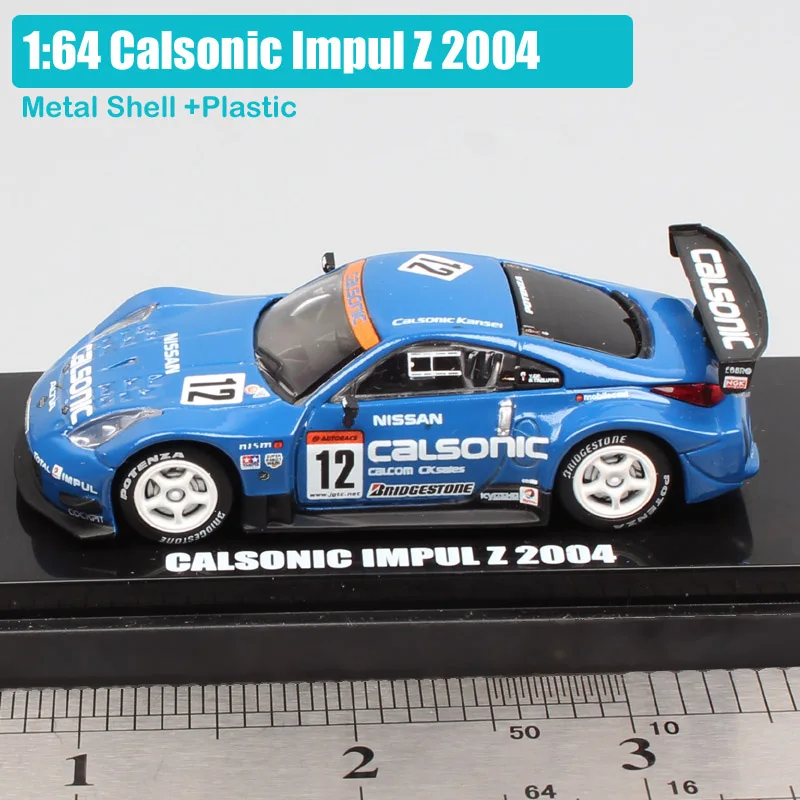 1: 64 масштаб kyosho Япония Супер GT JGTC Nissan Calsonic Skyline GTR Motul Pitwork Fairlady Z Nismo 2003 2004 литая под давлением модель игрушечного автомобиля - Цвет: Calsonic Impul Z2004