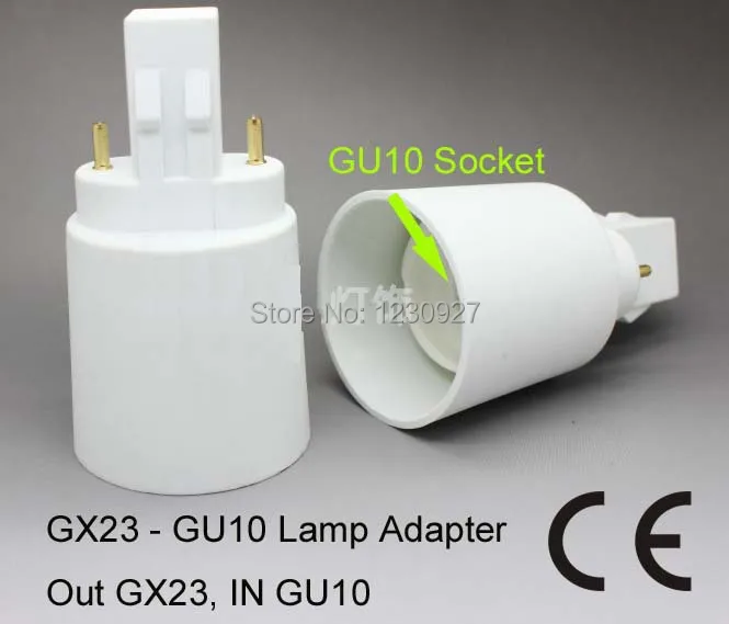 

GX23 to GU10 lamp adapter holder socket converter LED Lighting Accessories