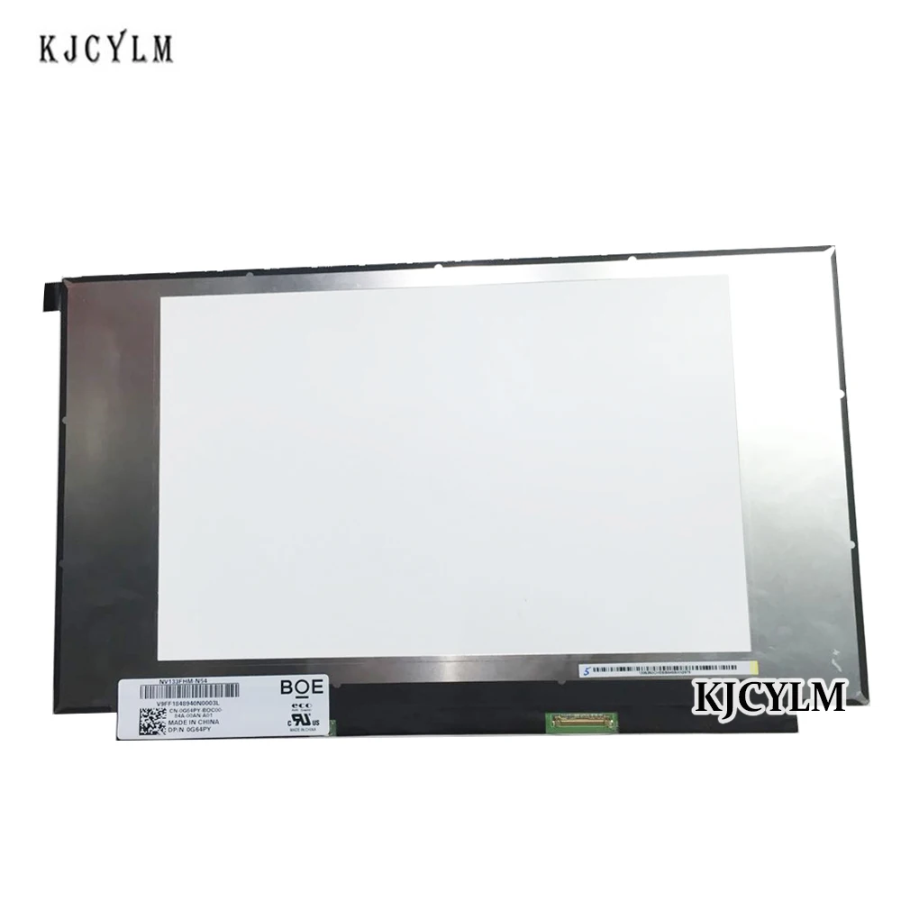

13.3 For BOE NV133FHM-N54 For Dell DP/N 0G64PY G64PY NV133FHM N54 LED Screen Matrix for Laptop 30pin FHD 1920X1080 IPS Screen