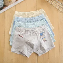 Новая, высокое качество мальчиков шорты-боксеры трусики Дети Характер детское нижнее белье 1-6years лет 5 шт./лот студентов