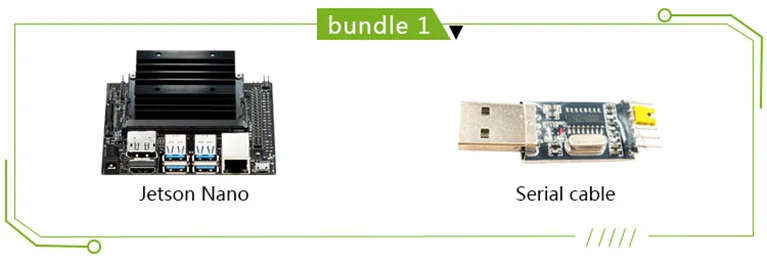 NVIDIA Jetson Nano Developer Kit совместим с ai-платформой NVIDIA для обучения и размещения по AI - Bundle: Bundle 1