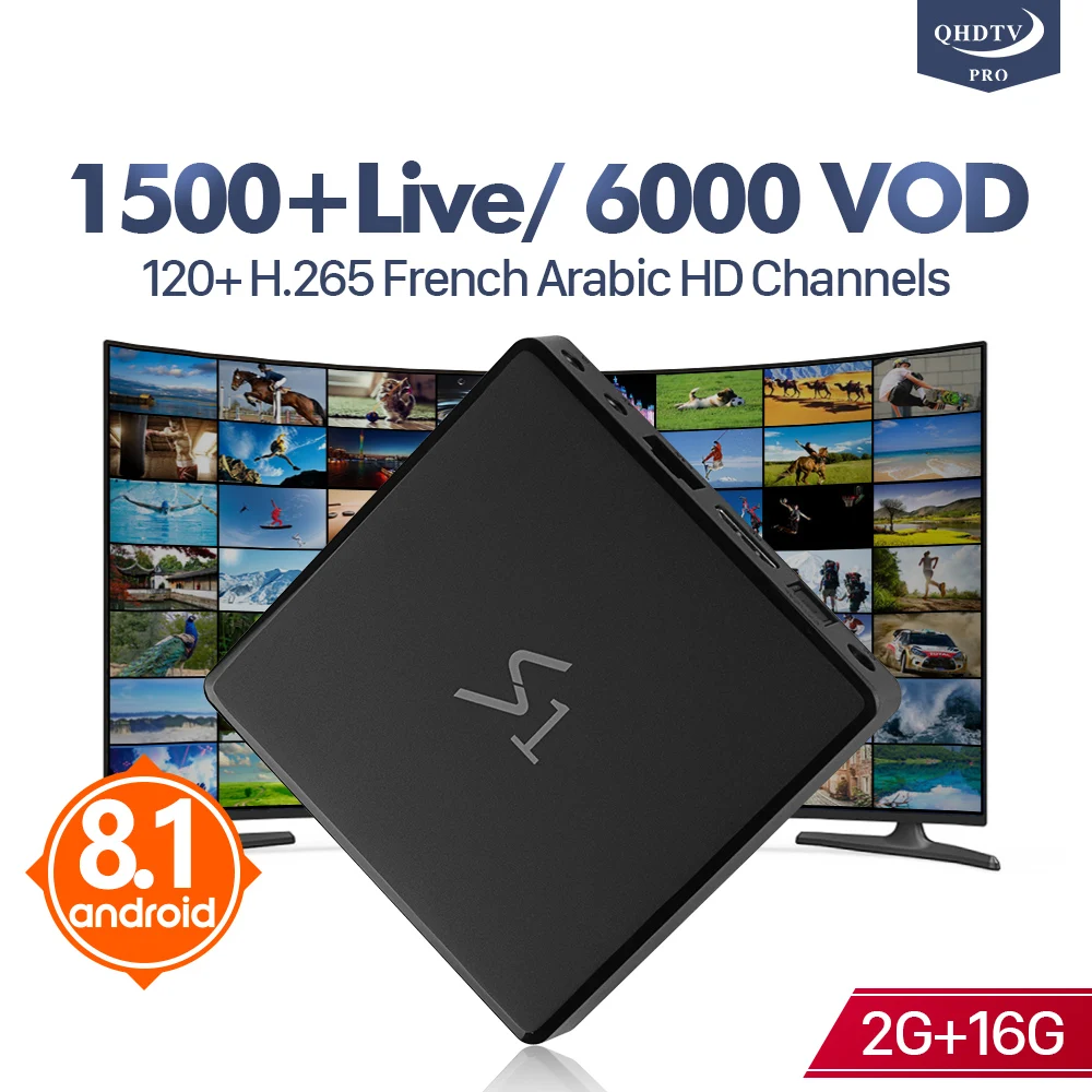

Leadcool S1 IPTV Box Android 8.1 Arabic France IPTV RK3229 Support 4K H.265 Decoder 2+16G Receiver Same As X96 Mini TV Box