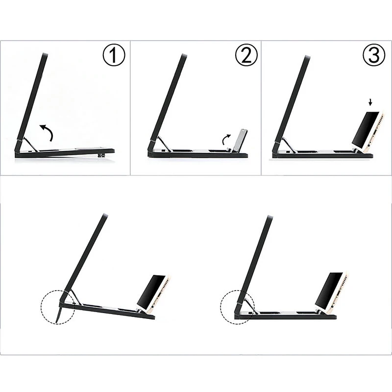 Практичный складной увеличенный увеличитель для сотового телефона портативный HD усилитель 3D экран усилитель увеличительное стекло держатель HD