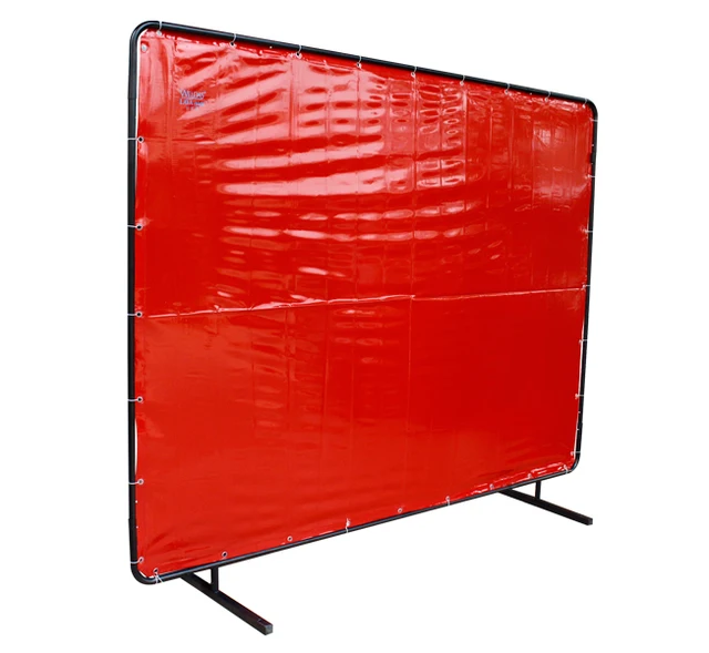 6'X6' Translucent Anti UV FR Welding Blanket Anti-UV Fire Proof Flame Retardant Vinyl Welding Screens Curtain 3