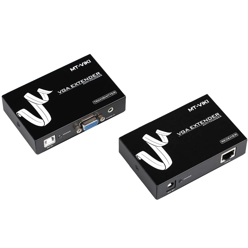 50m VGA Video Audio Extender Repeater over UTP Single RJ45 CAT 5e / 6 LAN Cable 50m VGA Video Audio Extender Repeater over UTP Single RJ45 CAT 5e / 6 LAN Cable