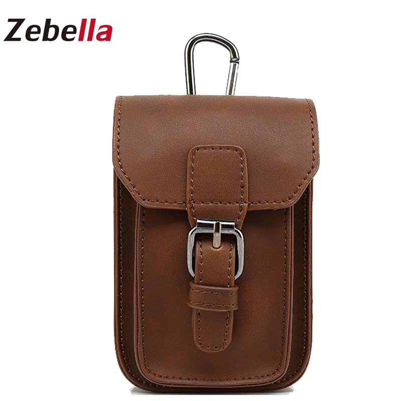 

Zebella Men's Casual Fanny Pack Multi-purpose Retro Trend Pockets Mobile Phone Bag Wallet Fashion Bag Belt Bag