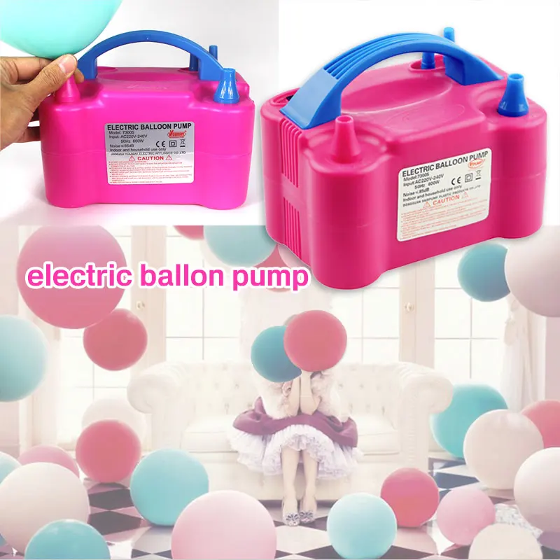 

Durable Practical Electric Balloon Pump Pink Electric Inflatable Tools 600w Balloon Balloon Inflator