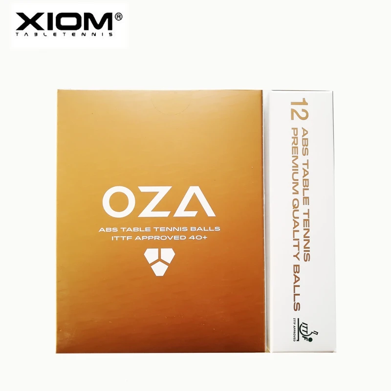 2019 XIOM новейшие 3 звездочные мячи для настольного тенниса OZA (со швом ABS 40 +)