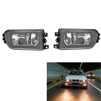 

Front Fog Light Lamp clear lens H7 Base without Bulbs Replacement Kit for BMW E39 5 Series 528i 540i 530i 525i 1995-1999 96 97