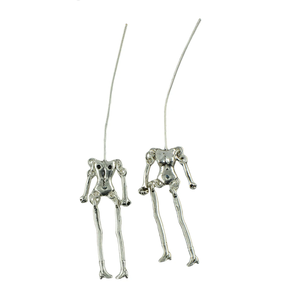 Phenovo  6Pcs Novelty Charm Classical Dolls Light Weight Skeleton Body DIY Jewelry Making Pendant Fashion Jewelry