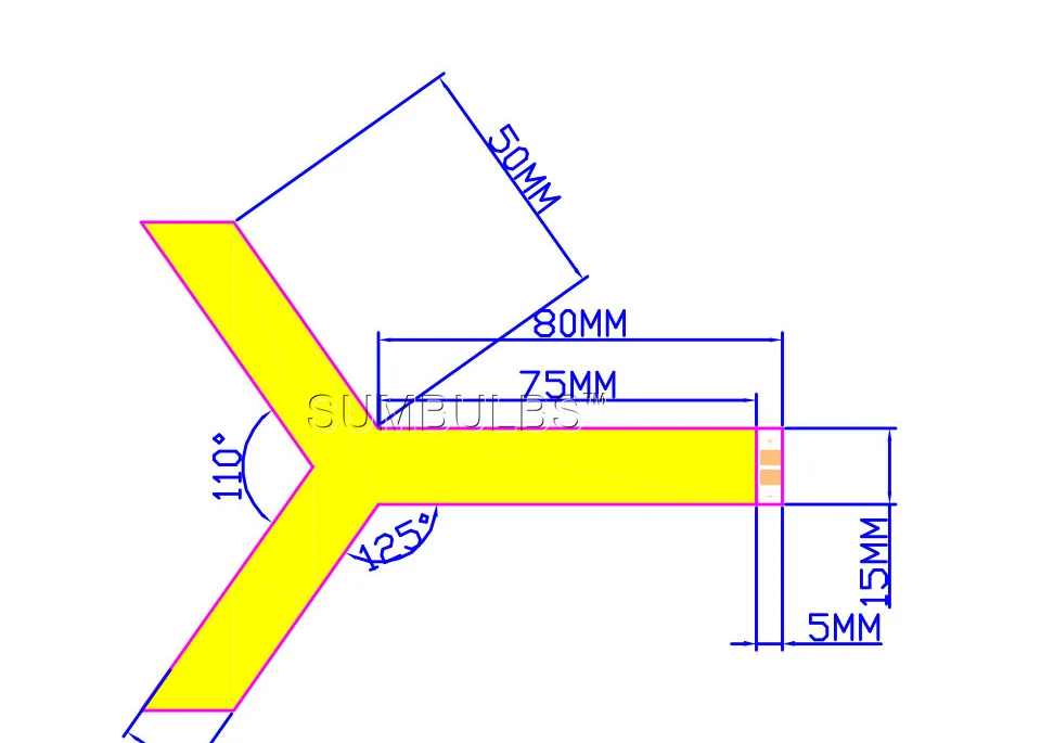 Red LED Light 12V 24V COB Lamp for DIY Car Stoplight Lighting Lamborghini Stop Lamp Bulb DC12-24V (1)
