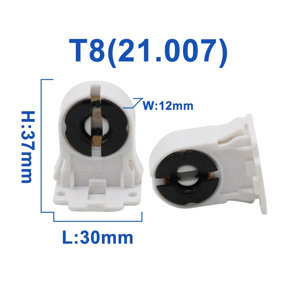2 шт./лот E27 E40 E14 B22 держатель лампы конвертер T5 T8 2G11 светильник держатели GU5.3 MR11 MR16 основание светильника США ЕС розетка адаптер - Цвет: T8(21.007)