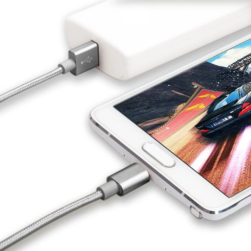 5V2A Micro USB Cable Fast Charging Mobile Phone USB Charger Cable 1M Data Sync Cable for