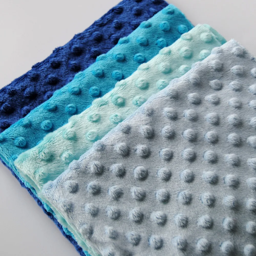 ZENGIA 27 цветов Ultrasoft Minky ткань 1 метр пузырьковый полиэстер микро норка постельные принадлежности одеяло подушка матрас ТПИ швейный материал