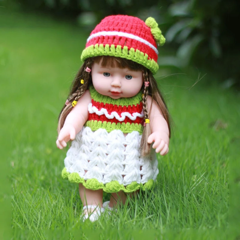 Реалистичная Детская кукла Reborn 30 см Виниловая Кукла Baby Очаровательная малышка