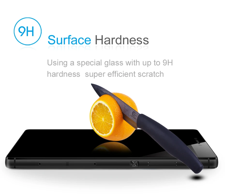 Original ZEASAIN 9H Premium Tempered Glass Film Screen Protector For Huawei P8 HuaweiP8 2.5D 0.3mm HD Clear  Protective Glasses (3)