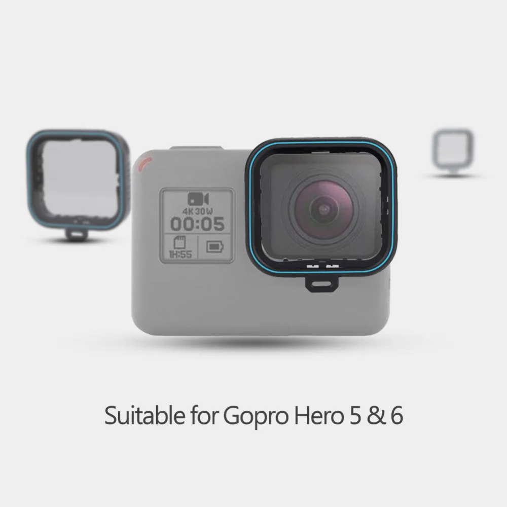 TELESIN тонкий прозрачный объектив камеры поляризатор линзы фильтр Аксессуар для Gopro Hero 5 6