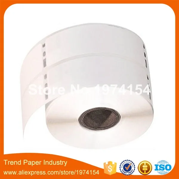 200 рулона по dymo 30253 1-1/" x3-1/2" Белый 2-up адресные метки совместимые с dymo этикетки