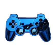 Синий полный корпус для игрового контроллера корпус кнопка комплект для Sony PS3 Bluetooth контроллер