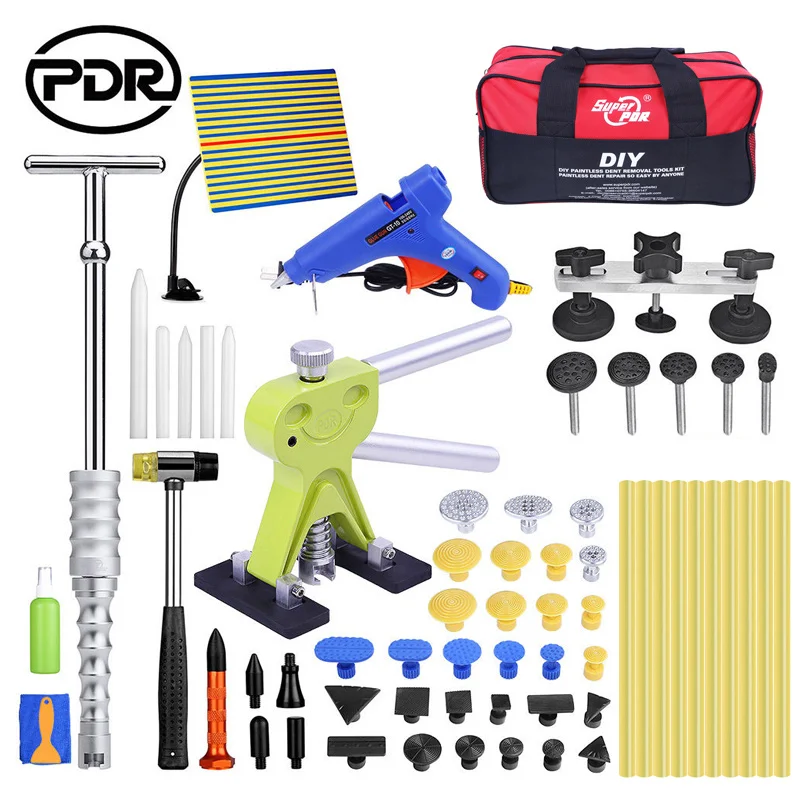 

PDR Automobile Repair Tool Remove Dents Slide Hammer Dent Puller Glue Gun Glue Sticker Glue Tbas for Car Any Dents