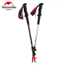 Naturehike Nordic Walking Sticks Anti Shock Telescopic Trekking Hiking Poles Ultralight Walking Canes With EVA Cork 2Pcs adjustable folding cane with carrying case black ultralight nordic walking sticks telescopic trekking poles anti shock