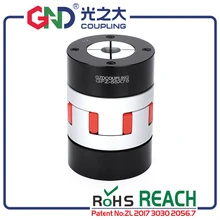 GND high standard aluminum alloy plum jaw locking assemblies CNC coupling 6mm 8mm diaphragm sleeve flexible shaft couples GND high standard aluminum alloy plum jaw locking assemblies CNC coupling 6mm 8mm diaphragm sleeve flexible shaft couples