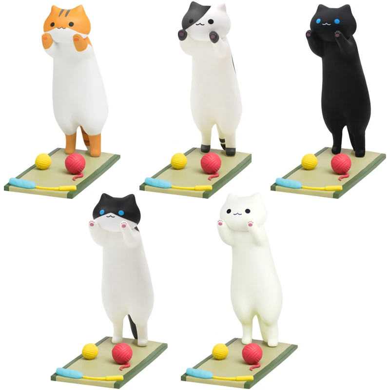 

Cute Cartoon Animal cats phone Holder for phone Android Support mobile Action Toy Figures toys for children great gifts